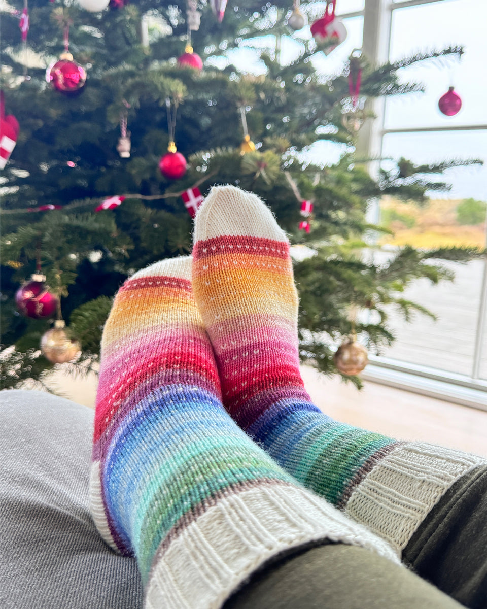 2023 ADVENT 24stripe skein The Cozy Knitter